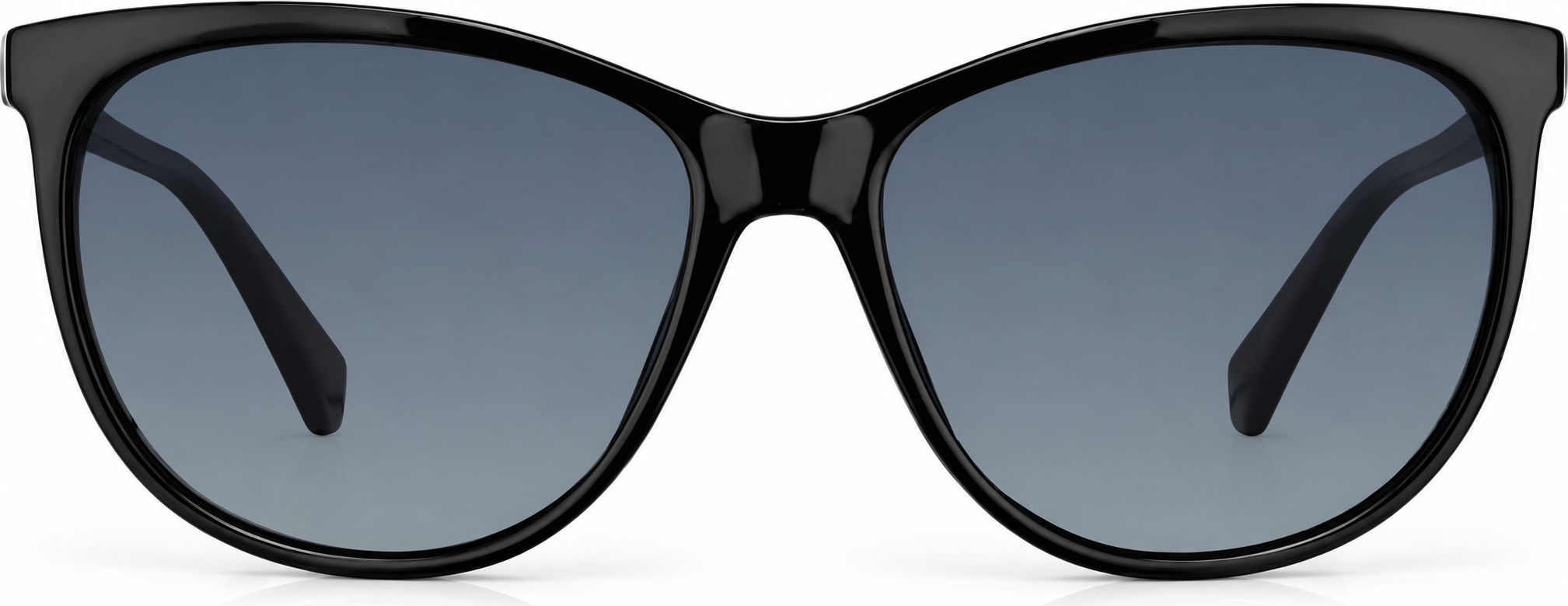Black Cat-Eye Sunglasses · Black · reference