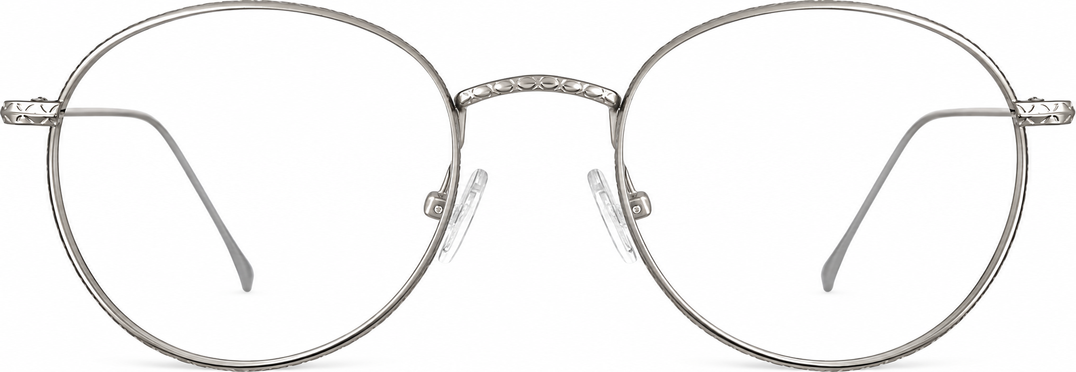 Silver Round Glasses · Silver · reference