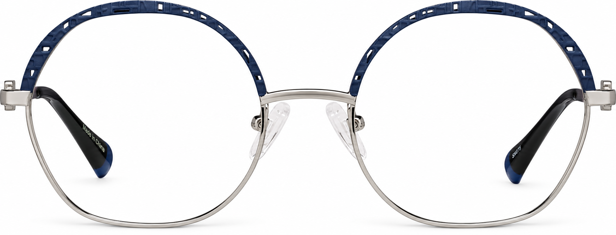Blue Round Glasses · Blue · reference
