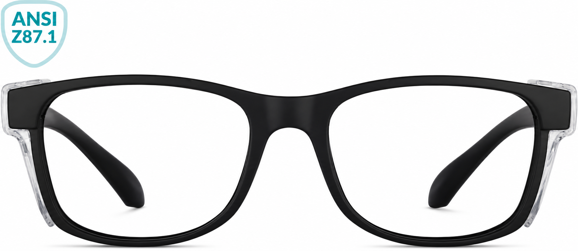 Black Z87.1 Safety Glasses · Black · reference