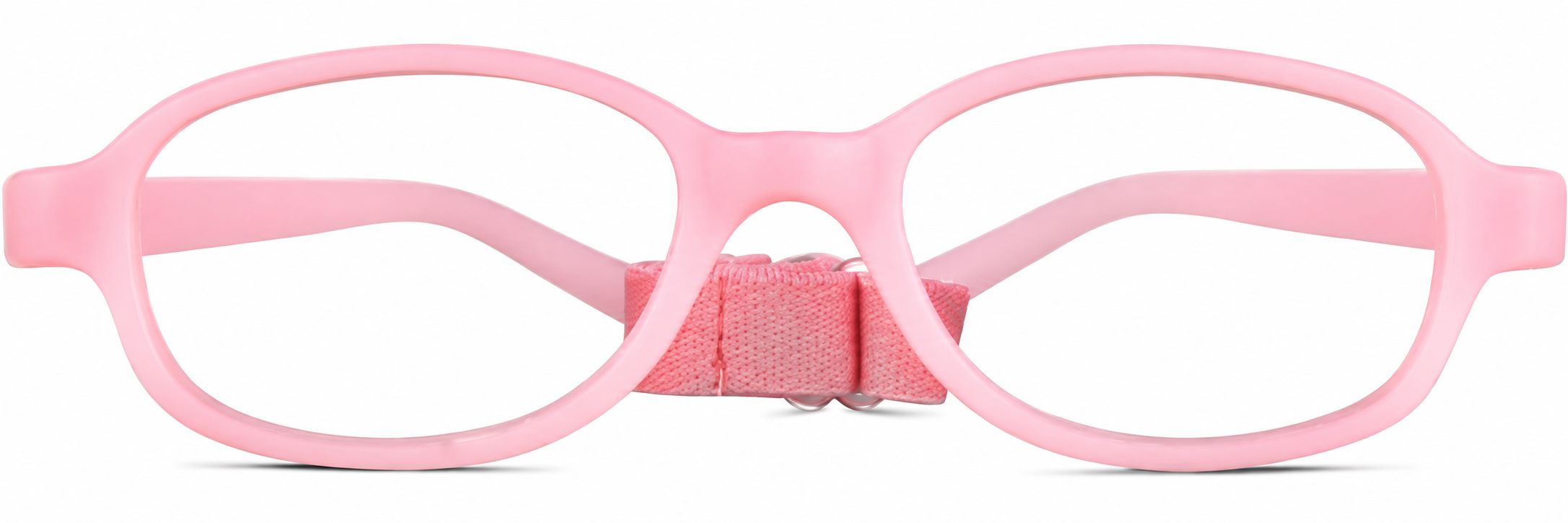 Pink Kids' Flexible Oval Glasses · Pink · reference