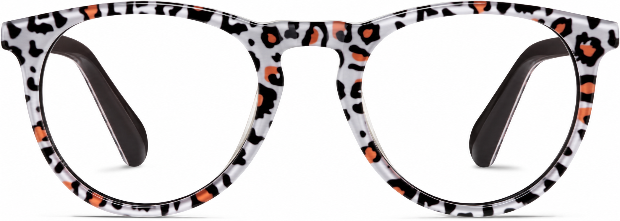 White Cheetah Kids' Round Glasses · White Cheetah · reference