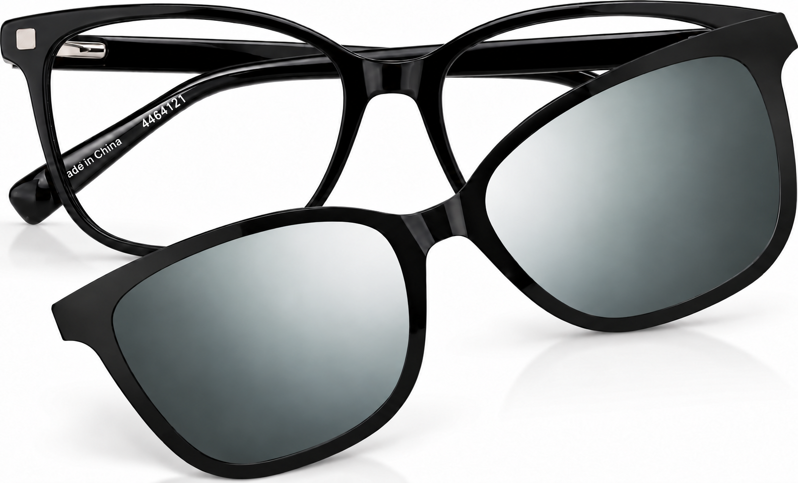 Black Rectangle Magnetic Snap-On Set · Black · reference