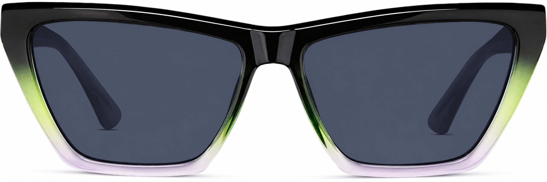 Black Cat-Eye Sunglasses · Black · reference