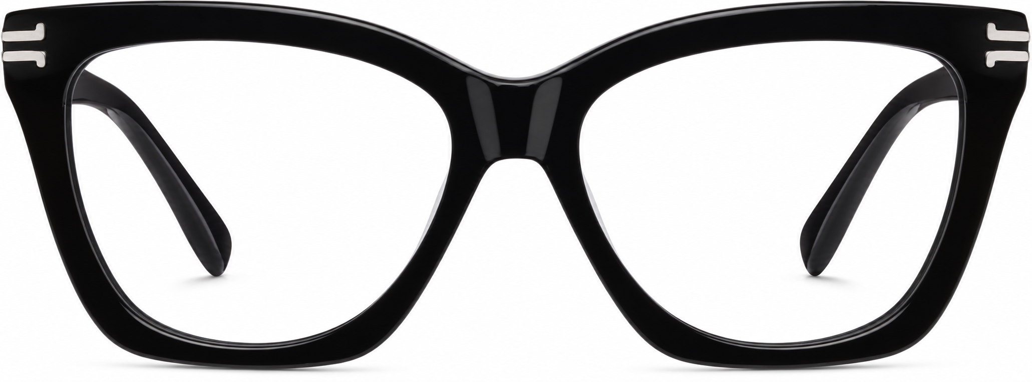Black Cat-Eye Glasses · Black · reference
