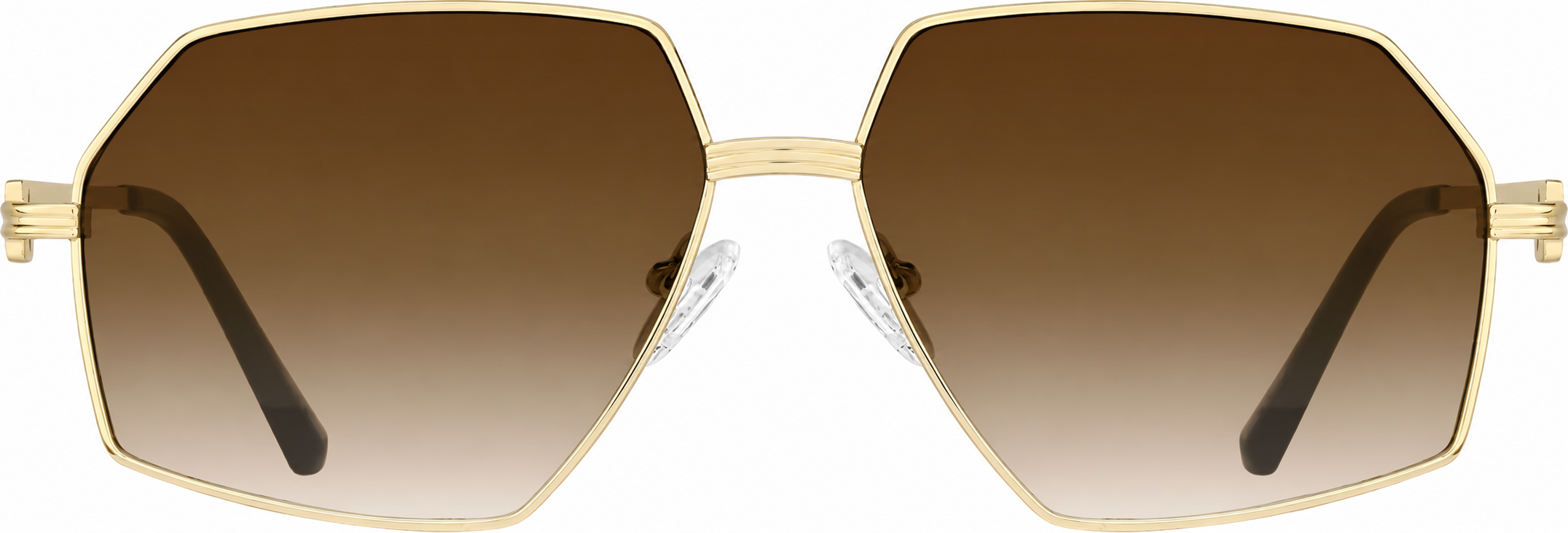 Gold Geometric Sunglasses · Gold · reference