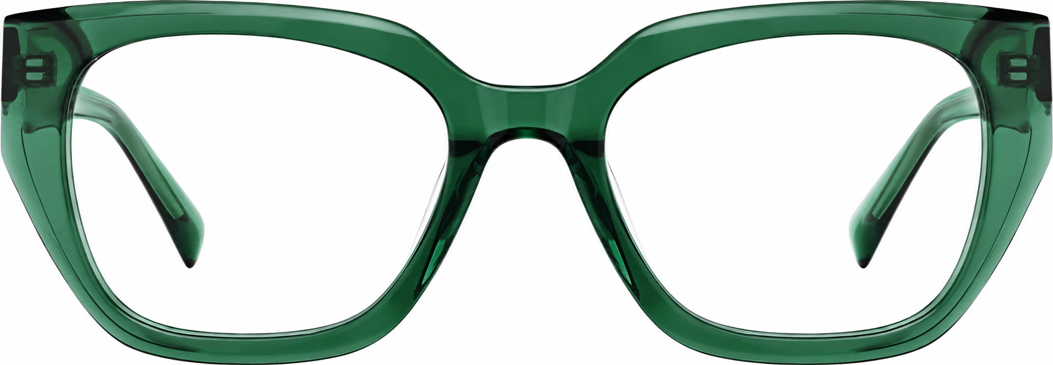 Green Cat-Eye Glasses · Green · reference