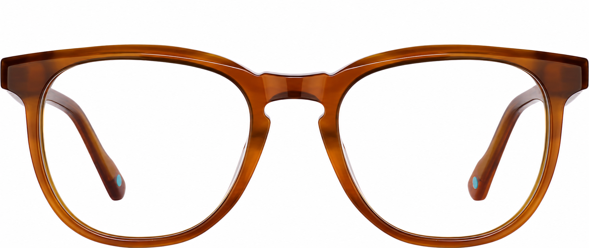 Brown Square Glasses · Brown · reference