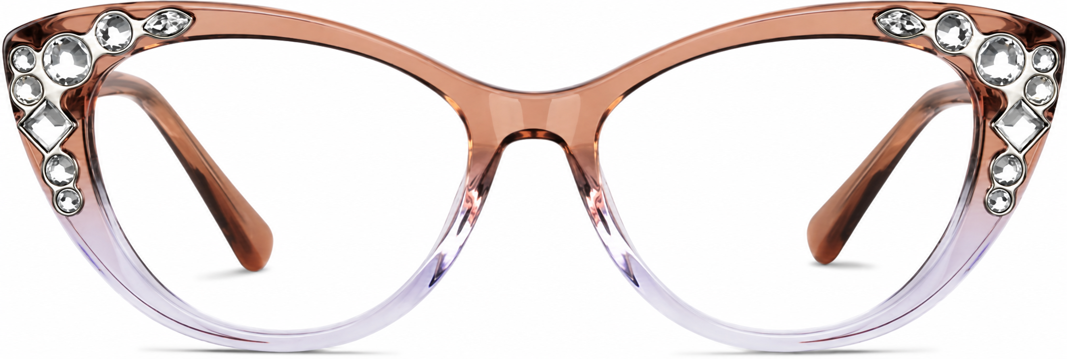 Brown Topaz Cat-Eye Glasses · Brown Topaz · reference