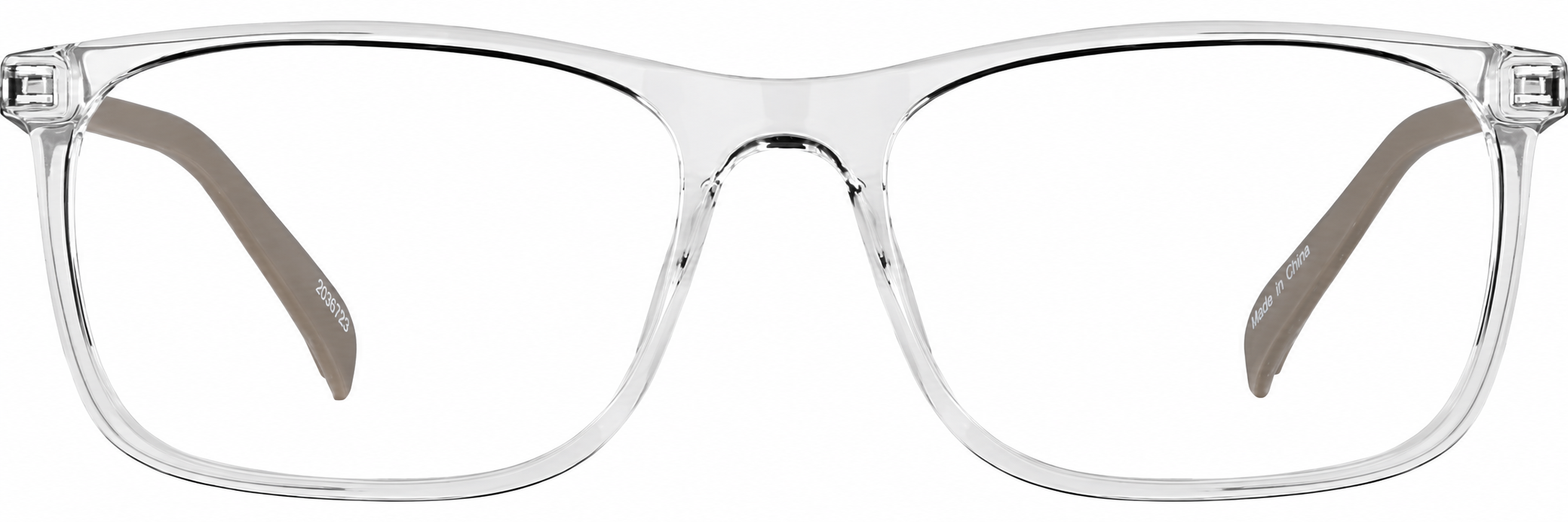 Clear Rectangle Glasses · Clear · reference