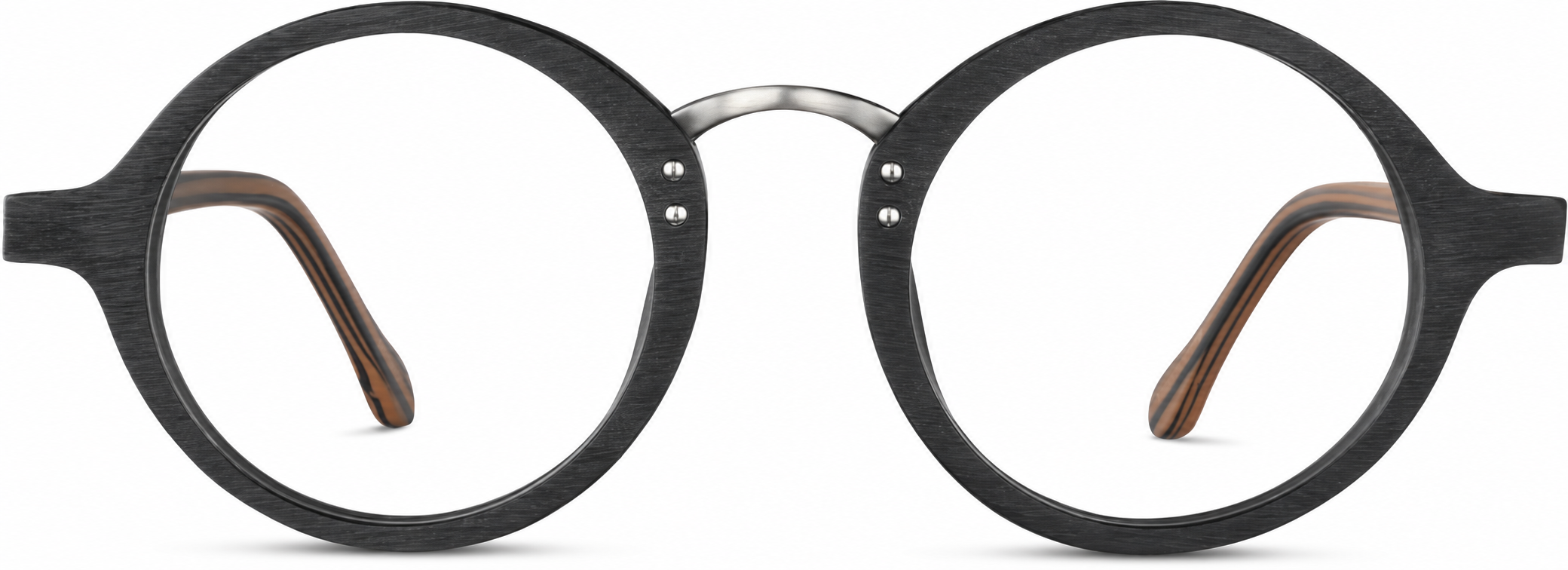 Black Round Glasses · Black · reference