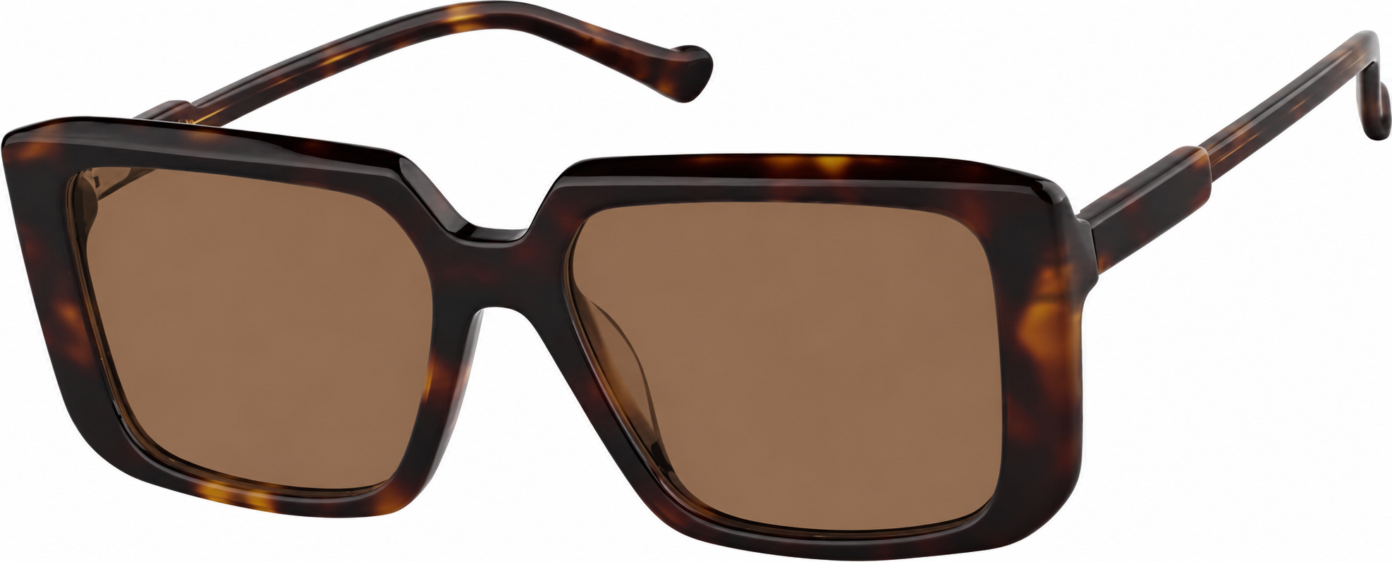Tortoiseshell Rectangle Sunglasses · Tortoiseshell · reference