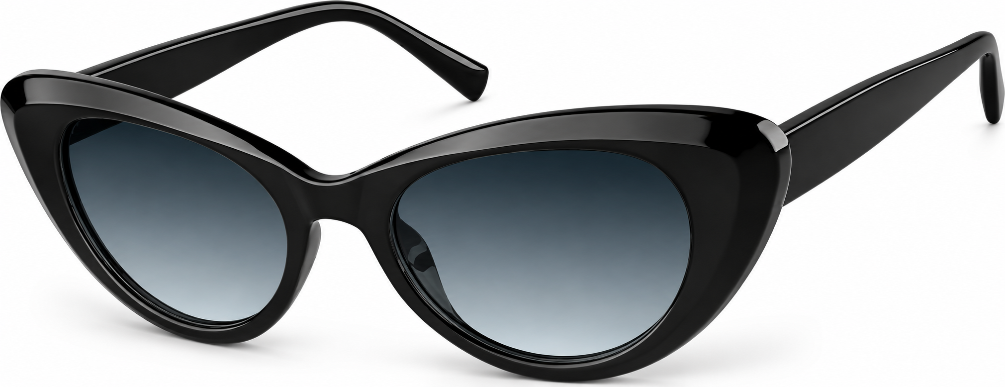 Cat-Eye Sunglasses · Black · reference