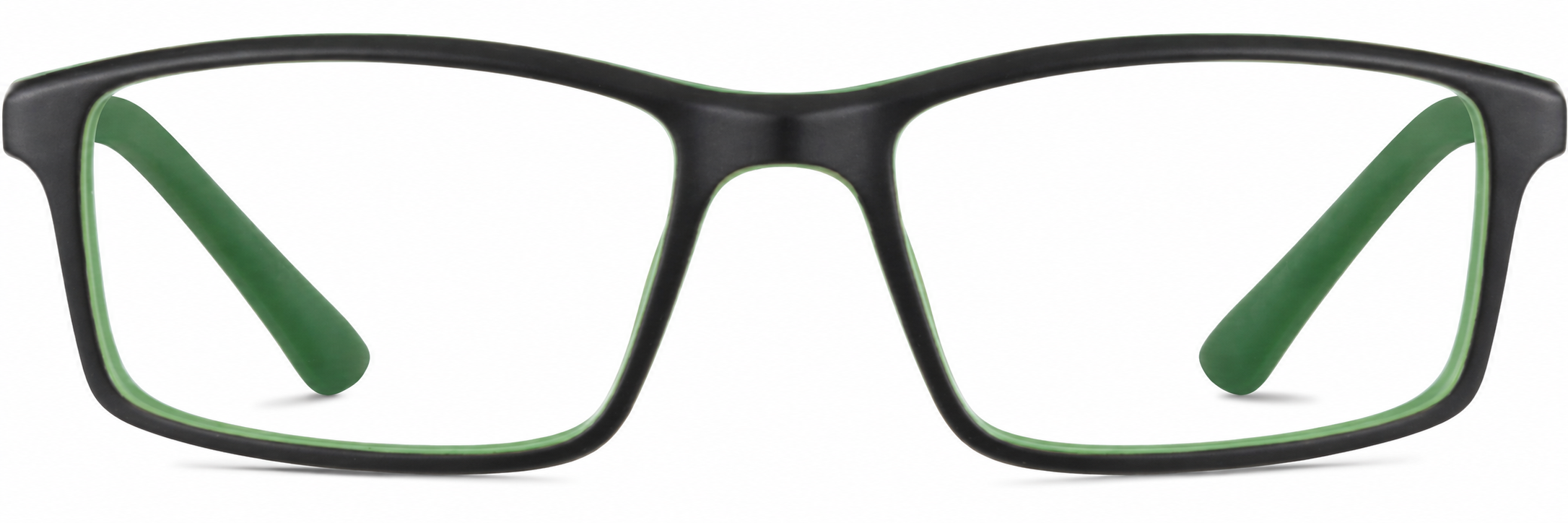 Green Kids’ Rectangle Glasses · Green · reference
