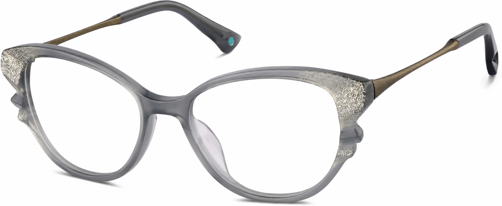 Gray Premium Cat-Eye Glasses · Gray · reference