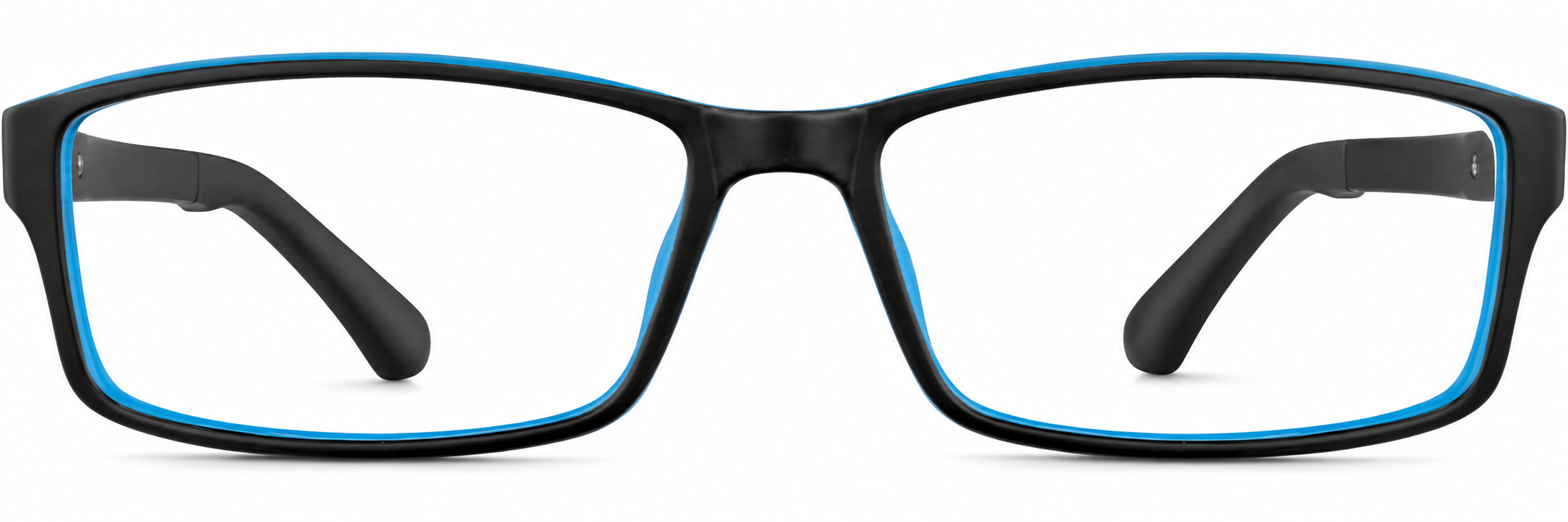 Black Kids’ Rectangle Glasses · Black · reference