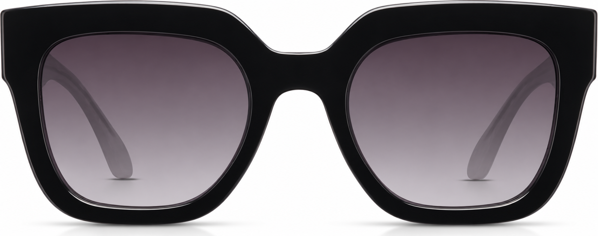 Black Square Sunglasses · Black · reference