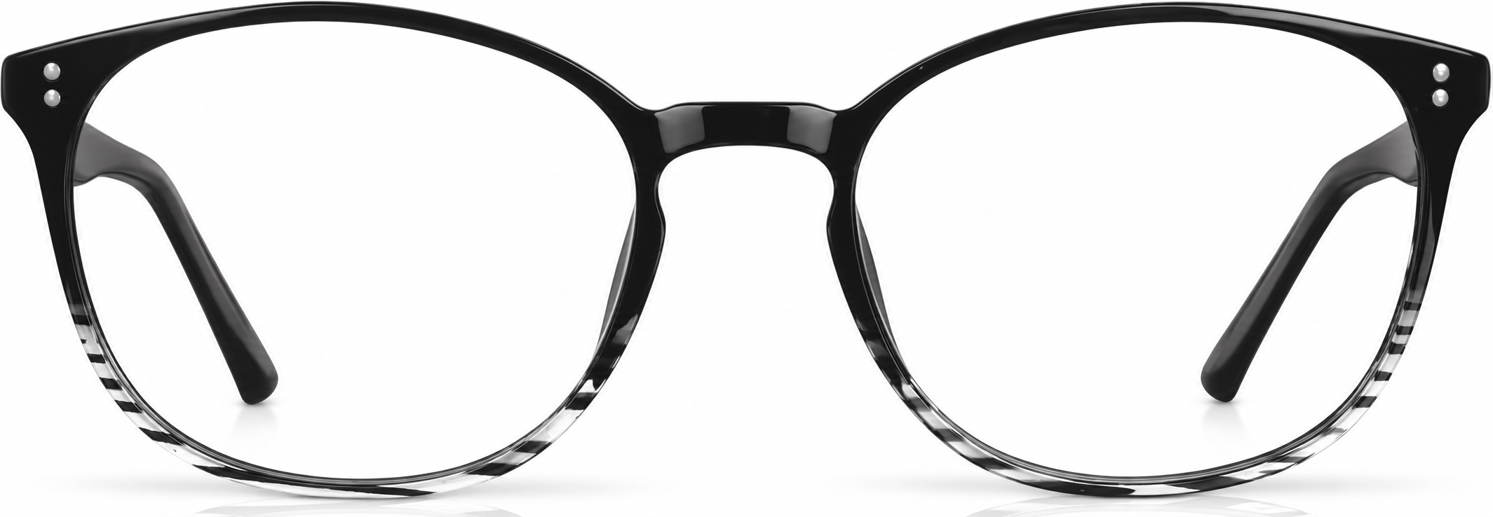 Black Round Glasses · Black · reference