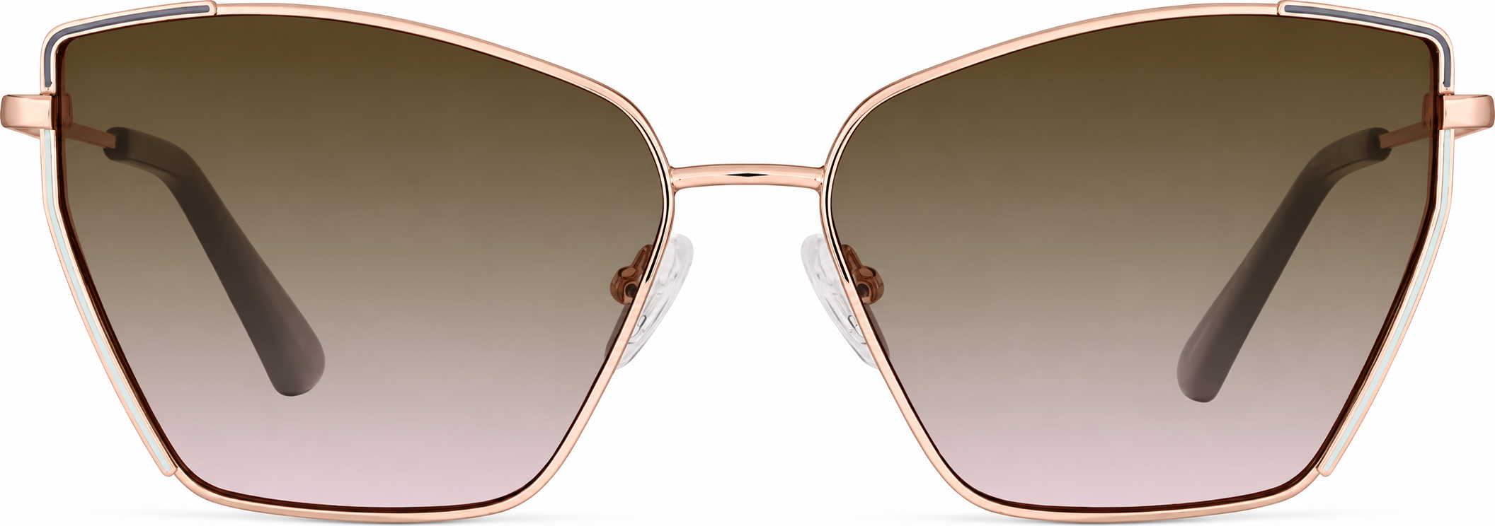 Rose Gold Cat-Eye Sunglasses · Rose Gold · reference