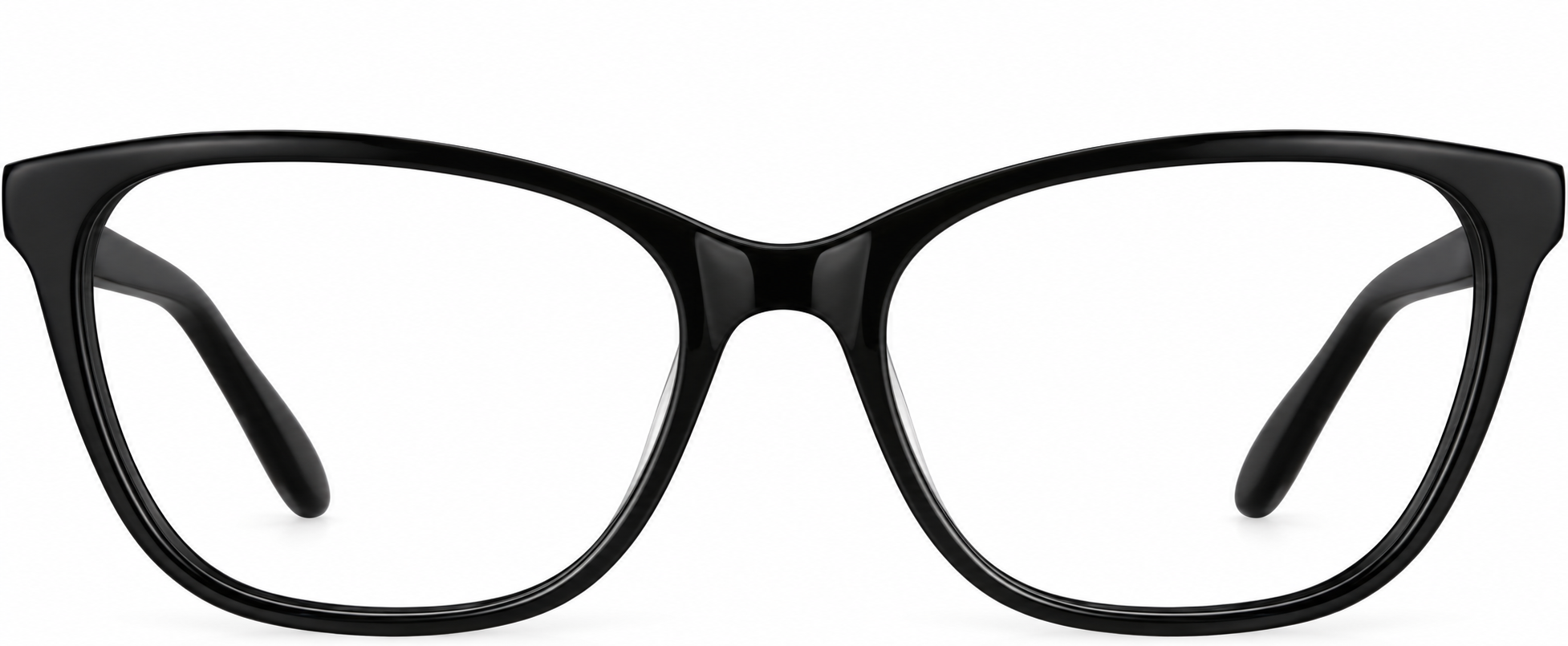 Black Square Glasses · Black · reference