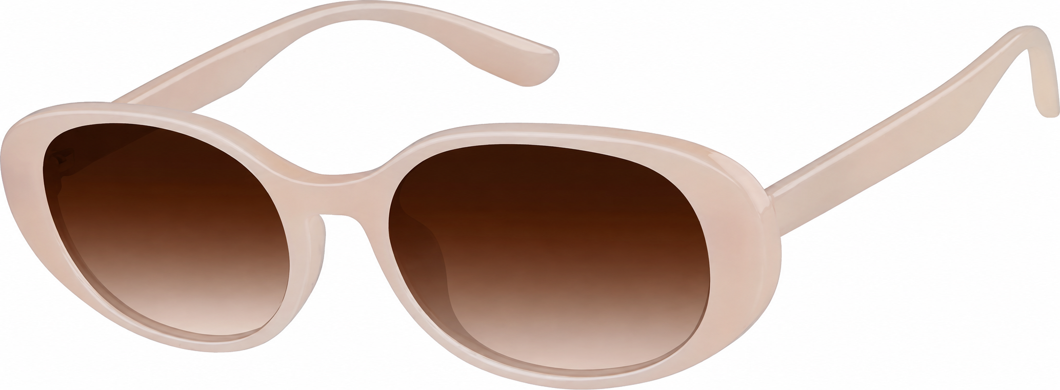 Premium Oval Sunglasses · Pink · reference
