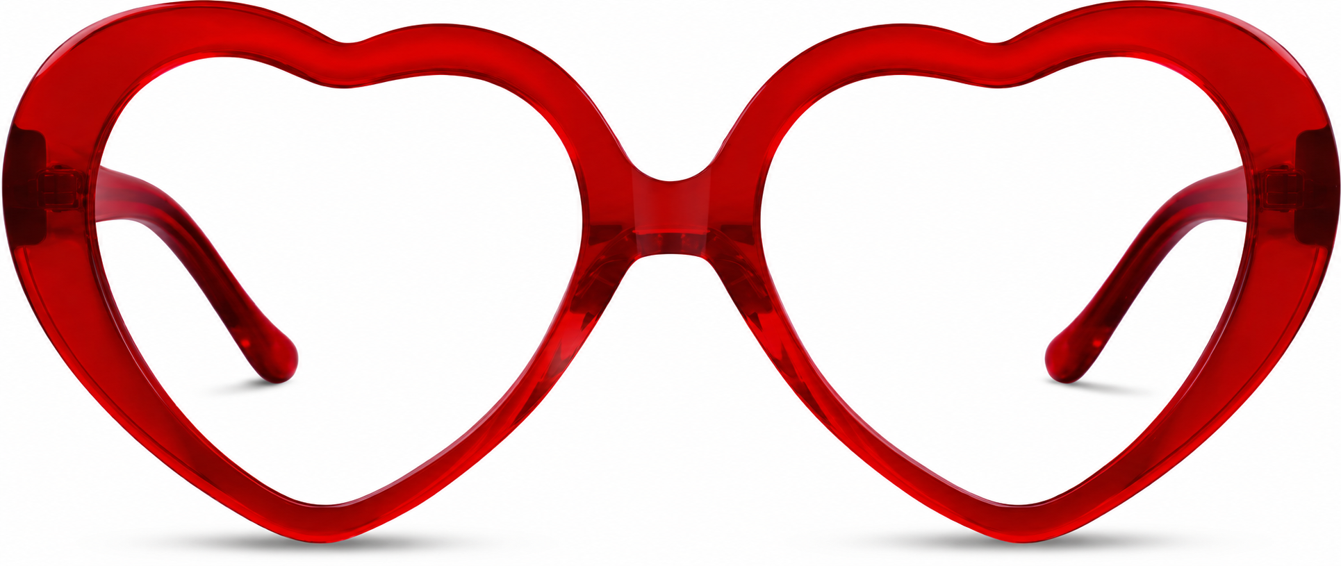 Red I Love SF Glasses · Red · reference