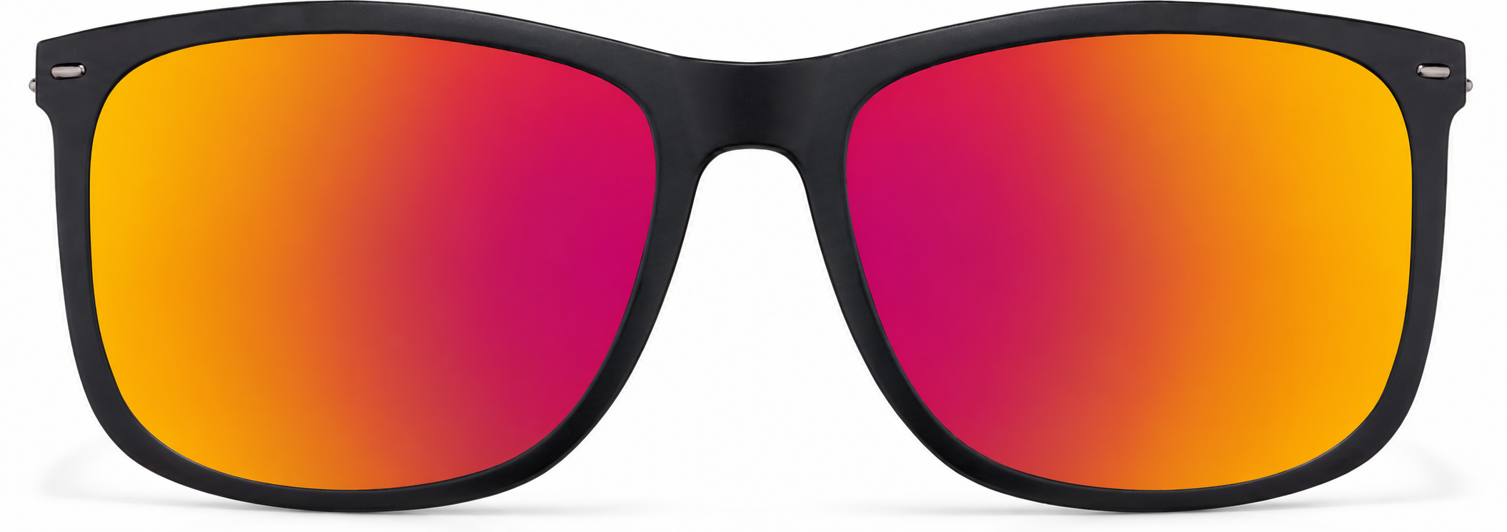 Black with Flame Mirror Square Sports Sunglasses · Black with Flame Mirror · reference