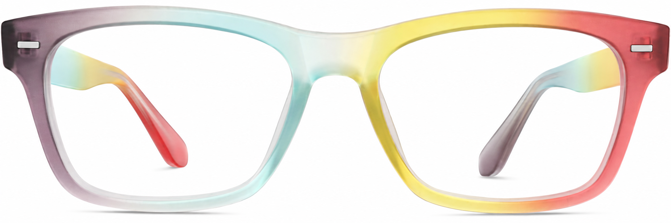 Rainbow Rectangle Glasses · Rainbow · reference