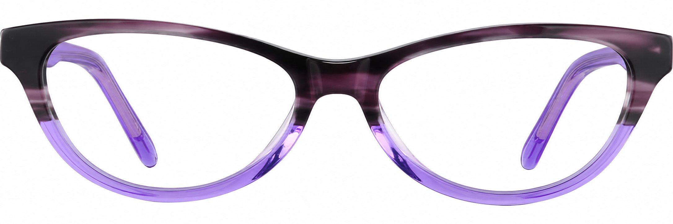 Purple Kids' Oval Glasses · Purple · reference