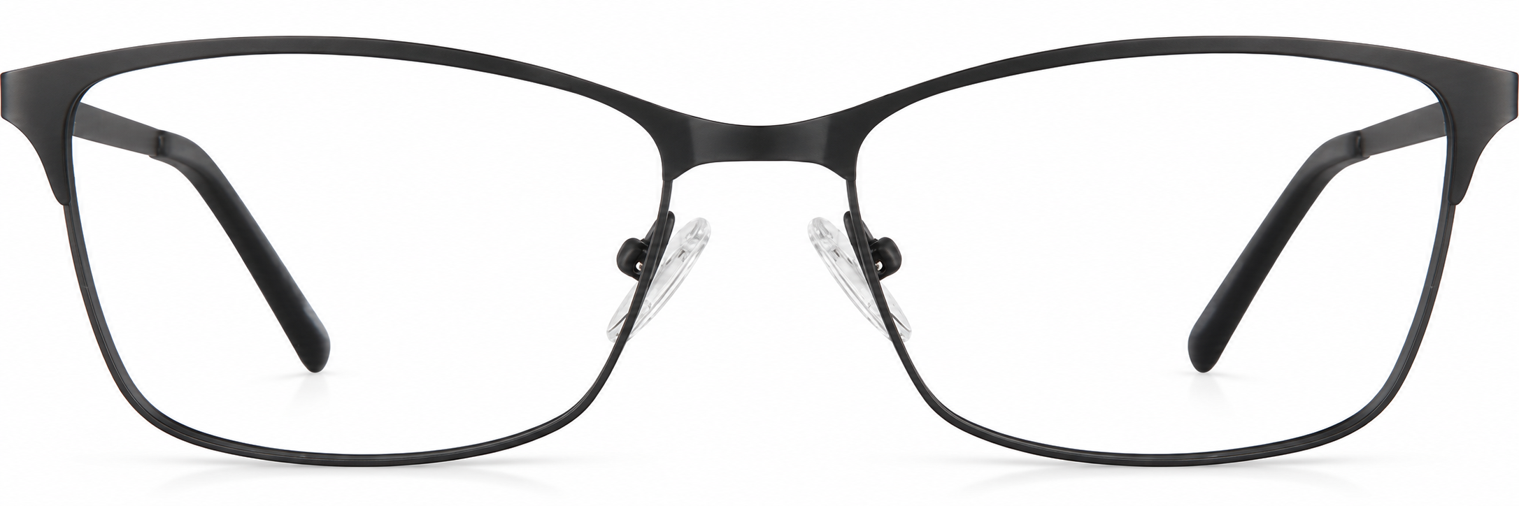 Black Rectangle Glasses · Black · reference