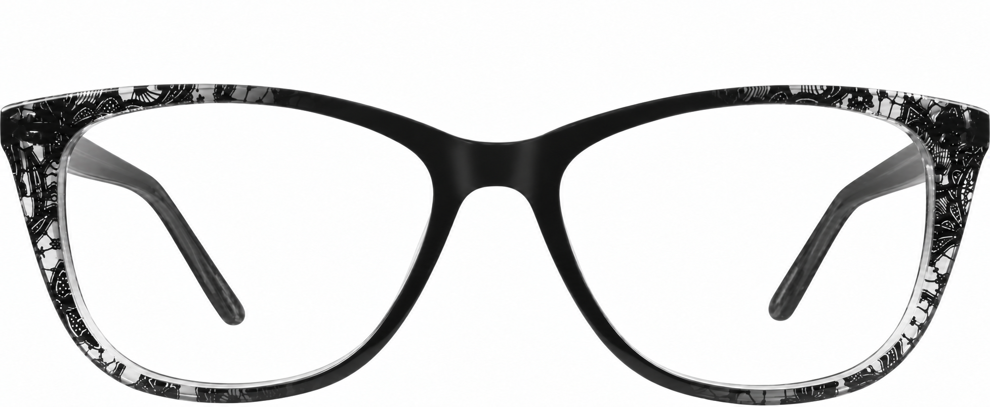Black Lace Square Glasses · Black Lace · reference