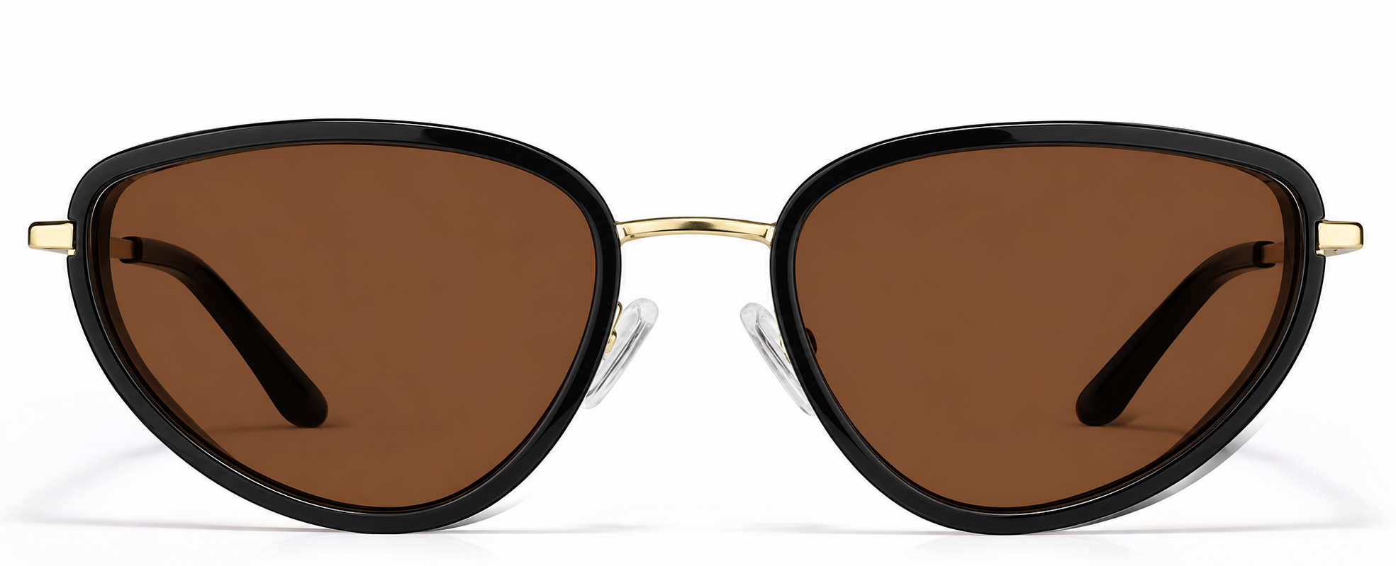 Black Cat-Eye Sunglasses · Black · reference