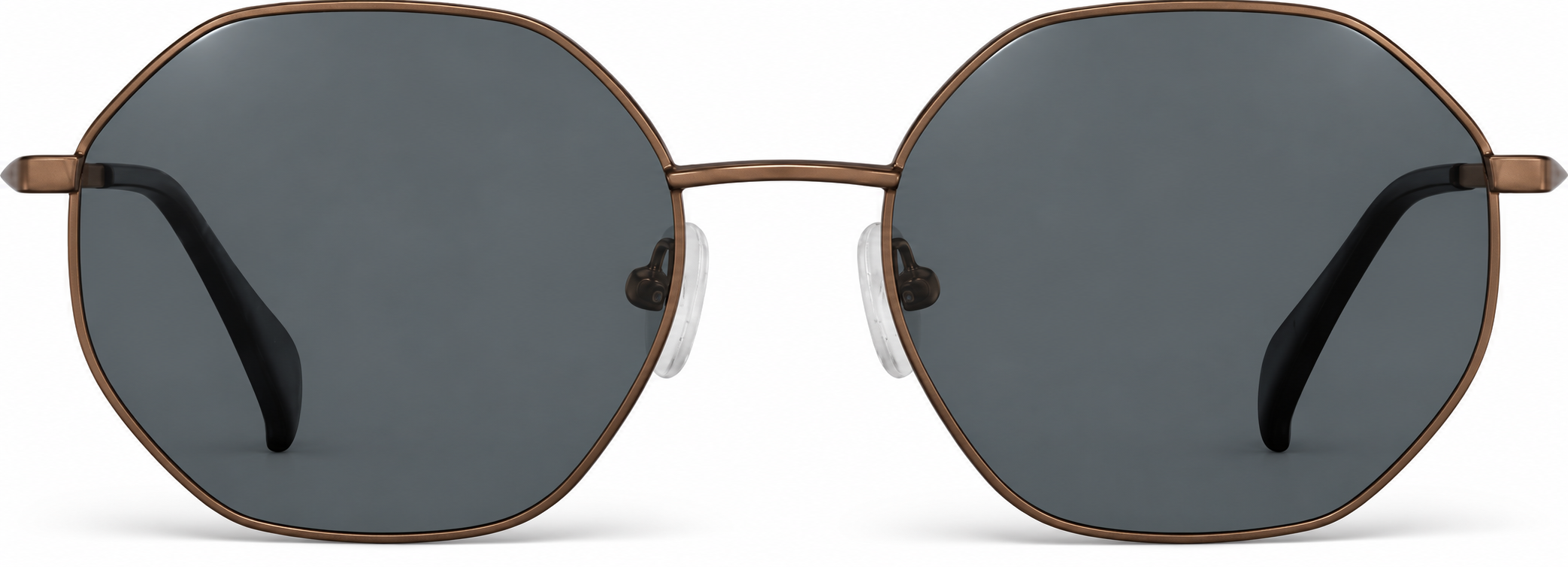 Brown Geometric Sunglasses · Brown · reference
