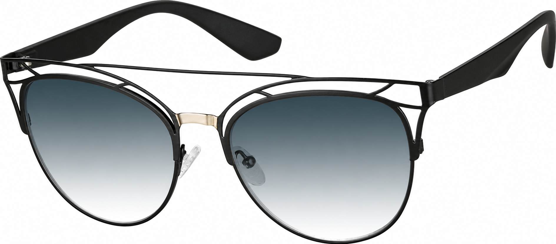Premium Cat-Eye Sunglasses · Black · reference