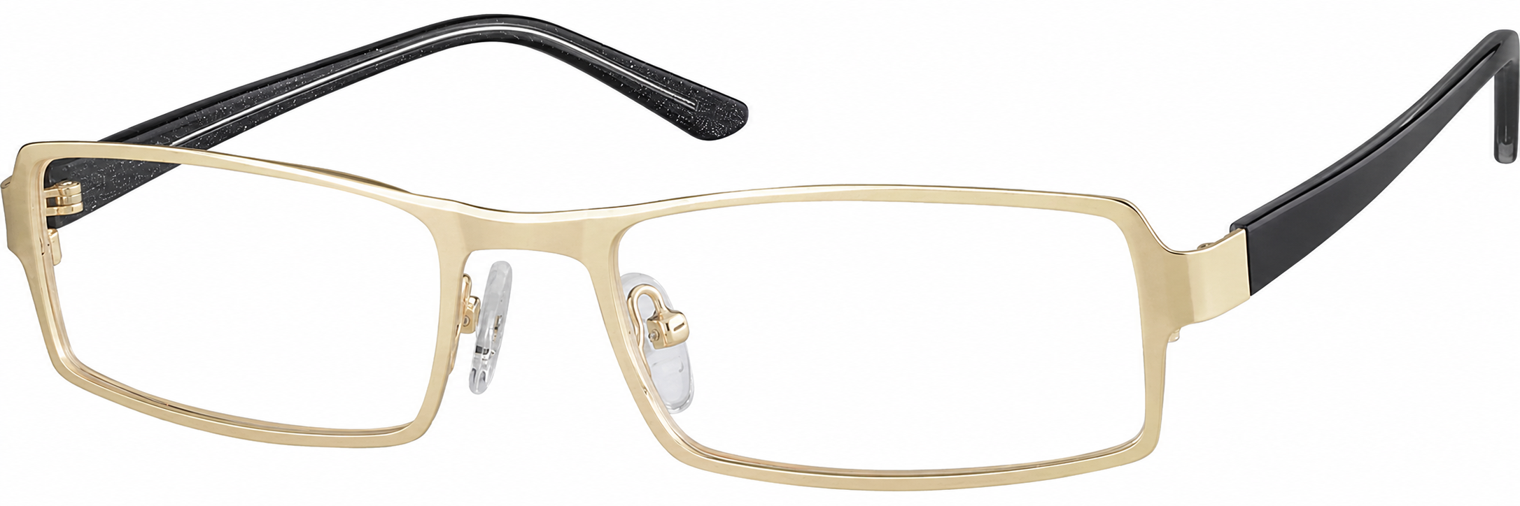 Gold Rectangle Glasses · Gold · reference