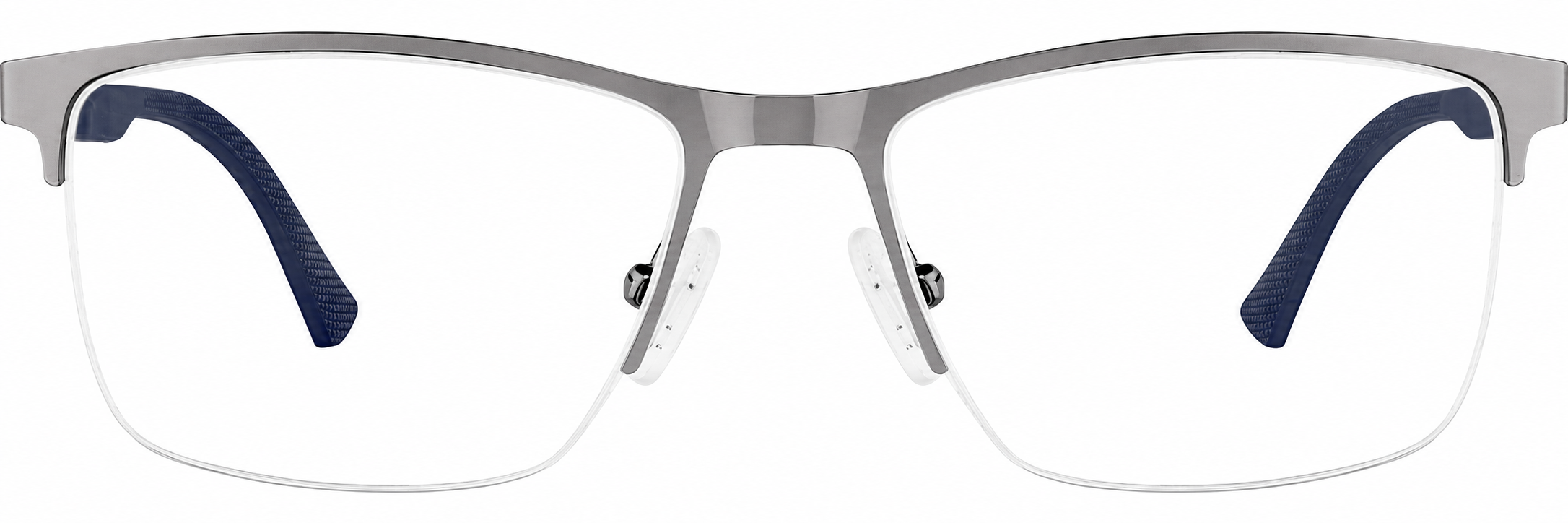 Gray Rectangle Glasses · Gray · reference