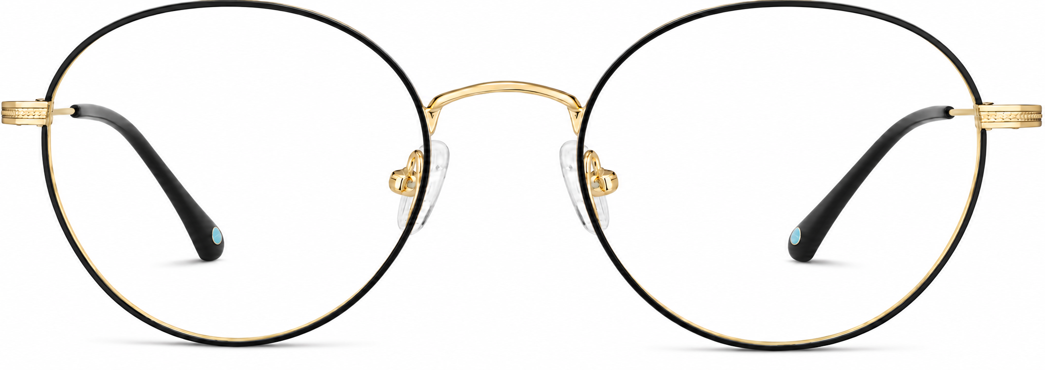 Black Round Glasses · Black · reference