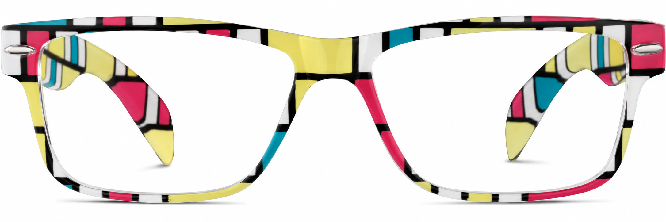 Multicolor Rectangle Glasses · Multicolor · reference