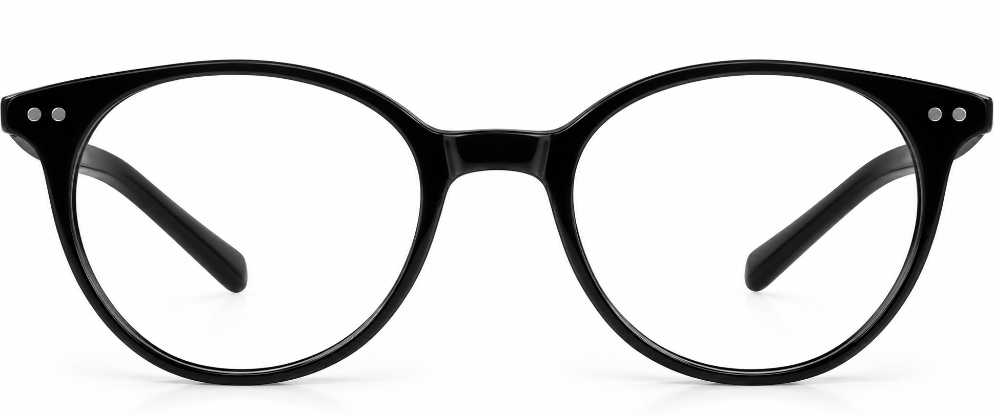 Black Round Glasses · Black · reference