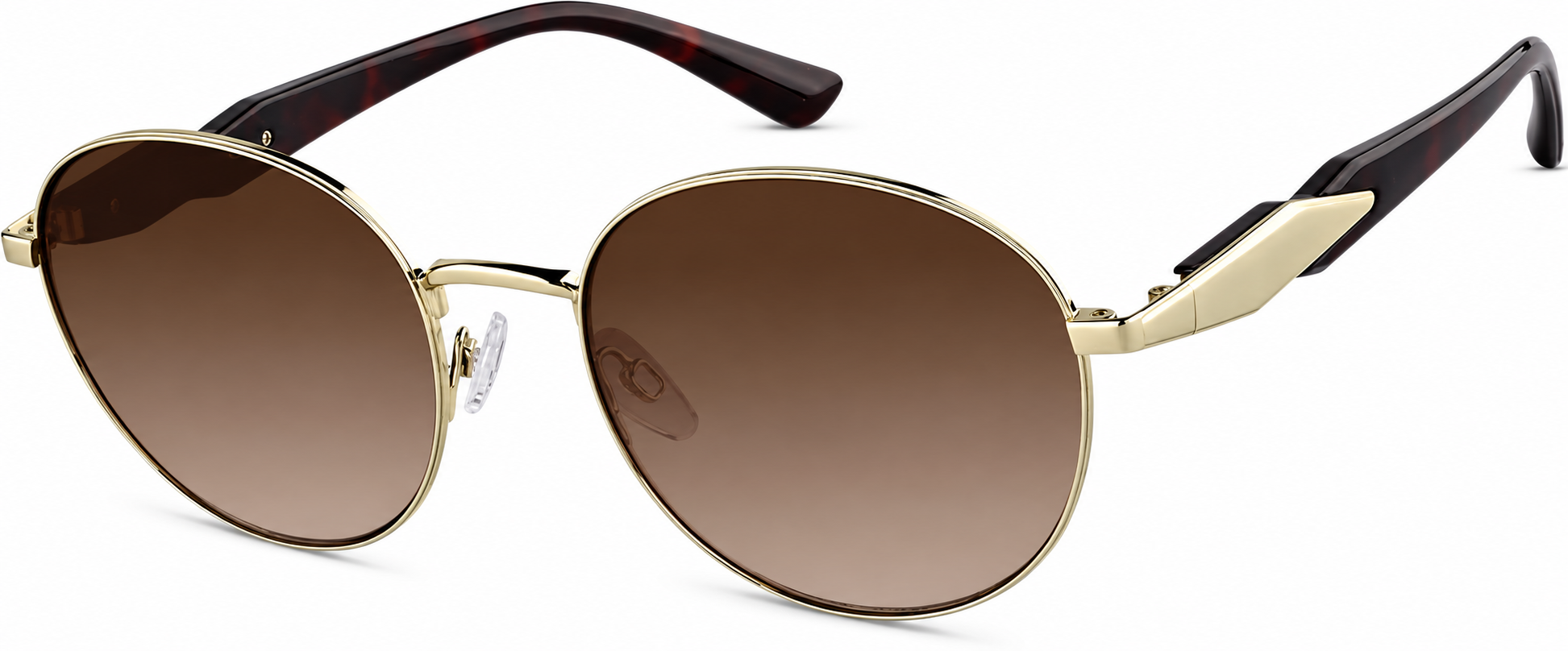 Round Sunglasses · Gold · reference