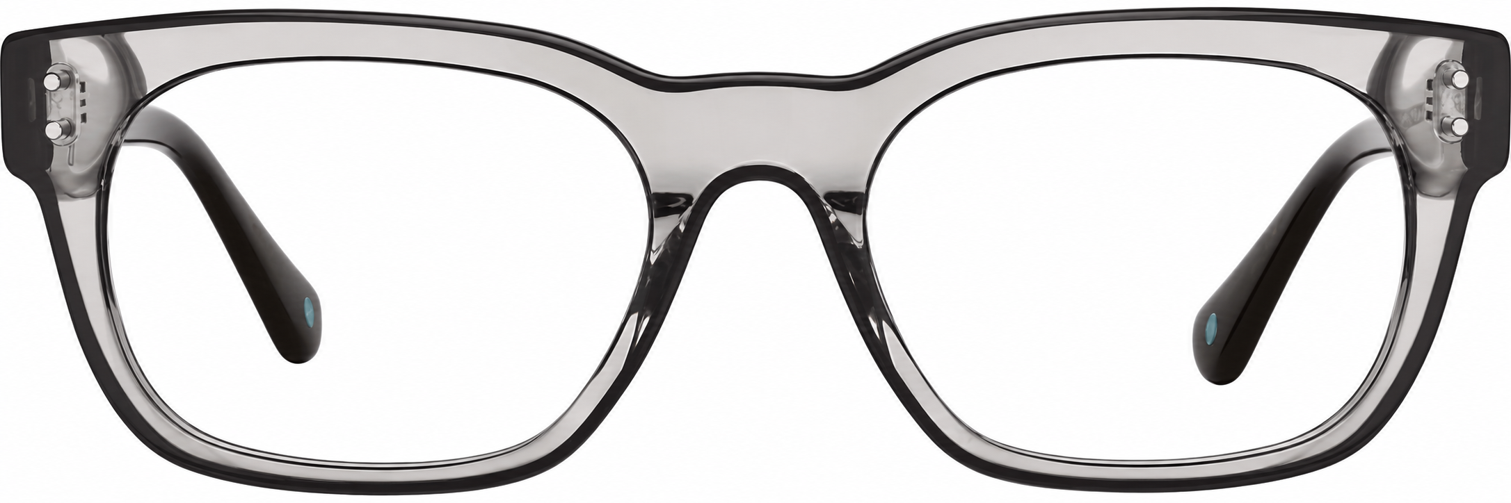 Gray Acetate Rectangle Glasses · Gray · reference