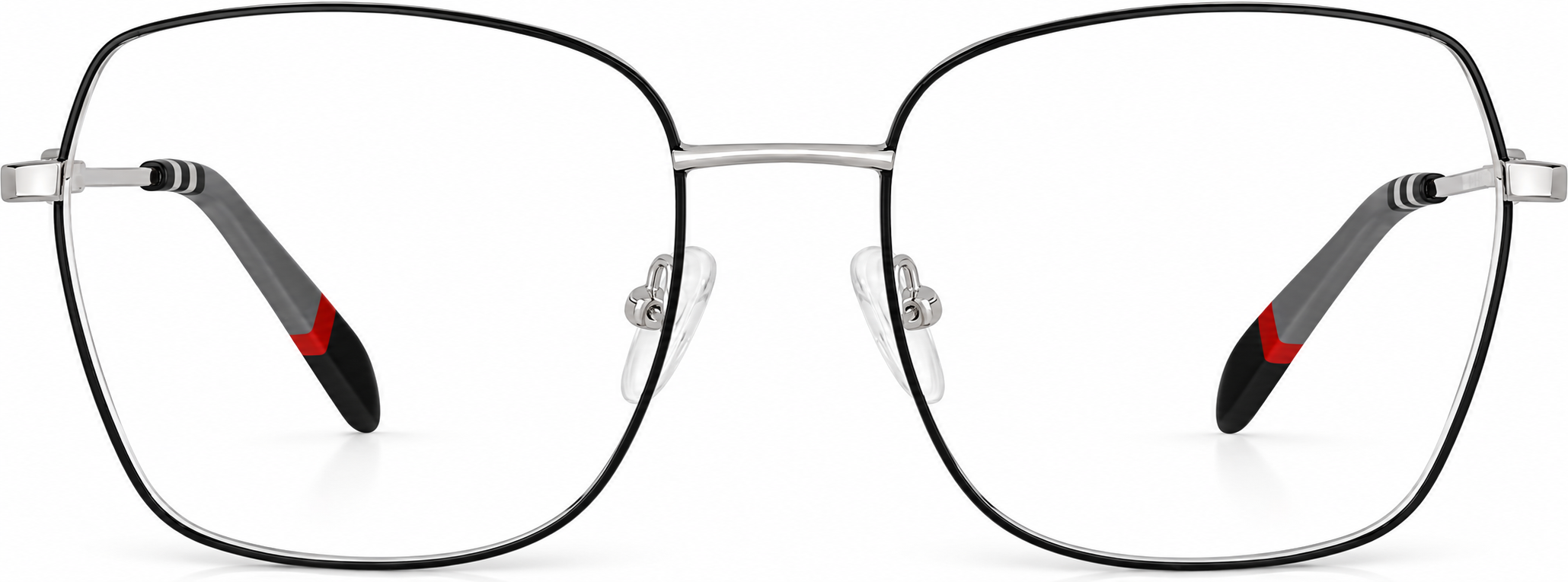 Black Square Glasses · Black · reference