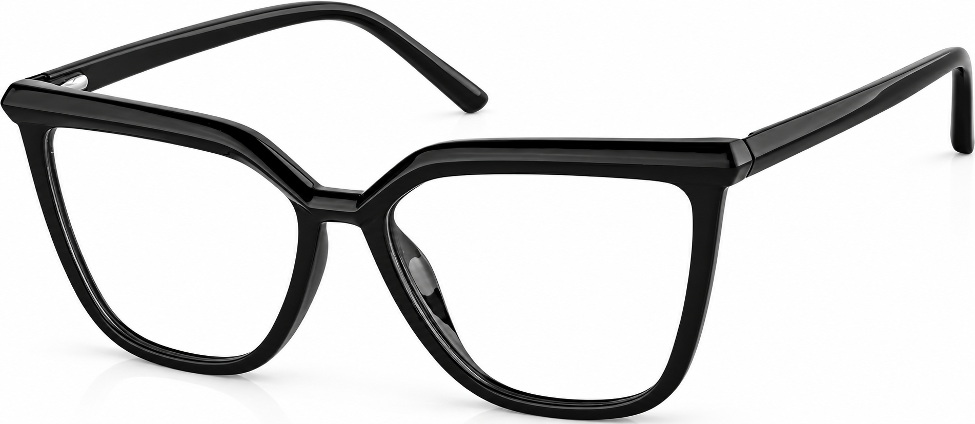 Black Cat-Eye Glasses · Black · reference