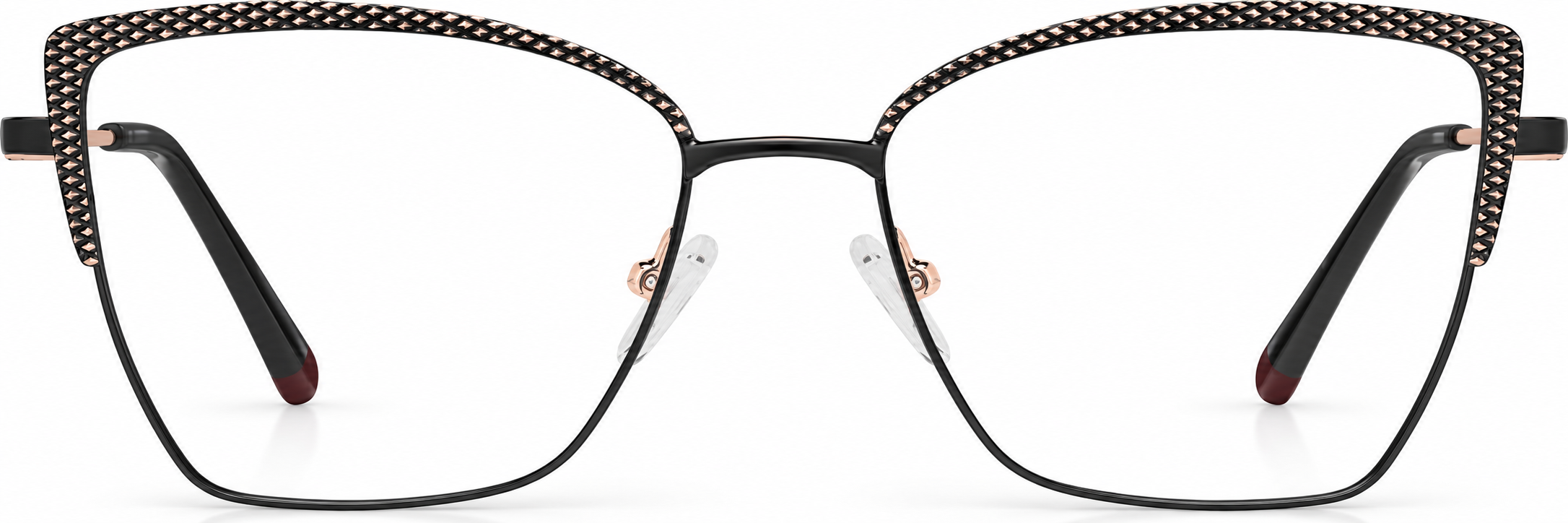 Black Cat-Eye Glasses · Black · reference