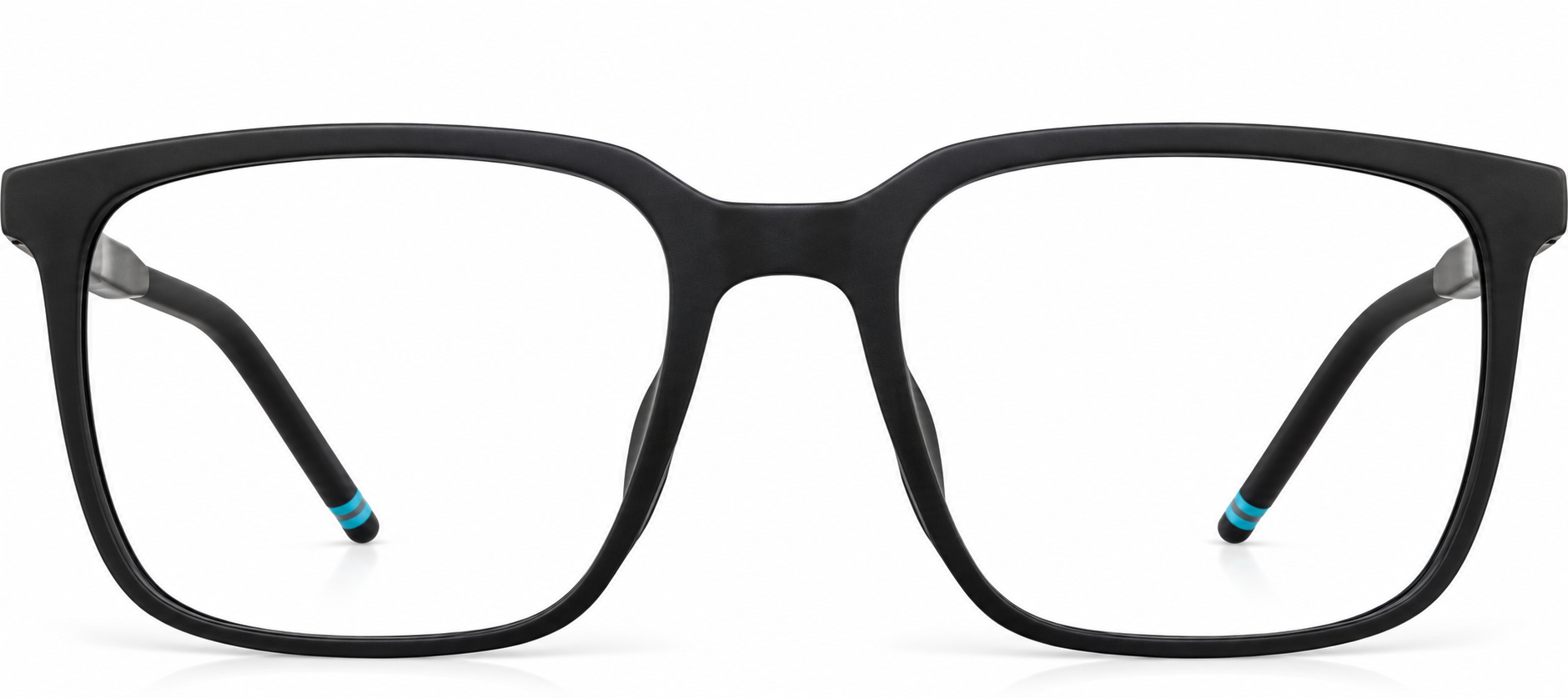 Black Square Glasses · Black · reference