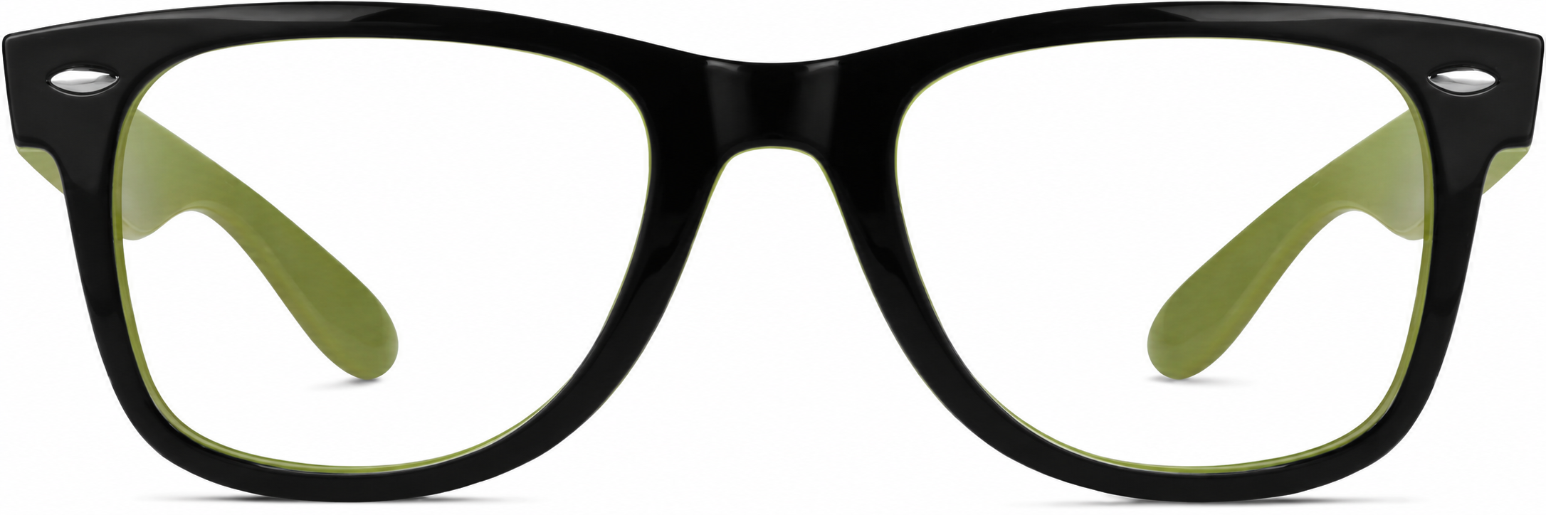 Green Square Glasses · Green · reference