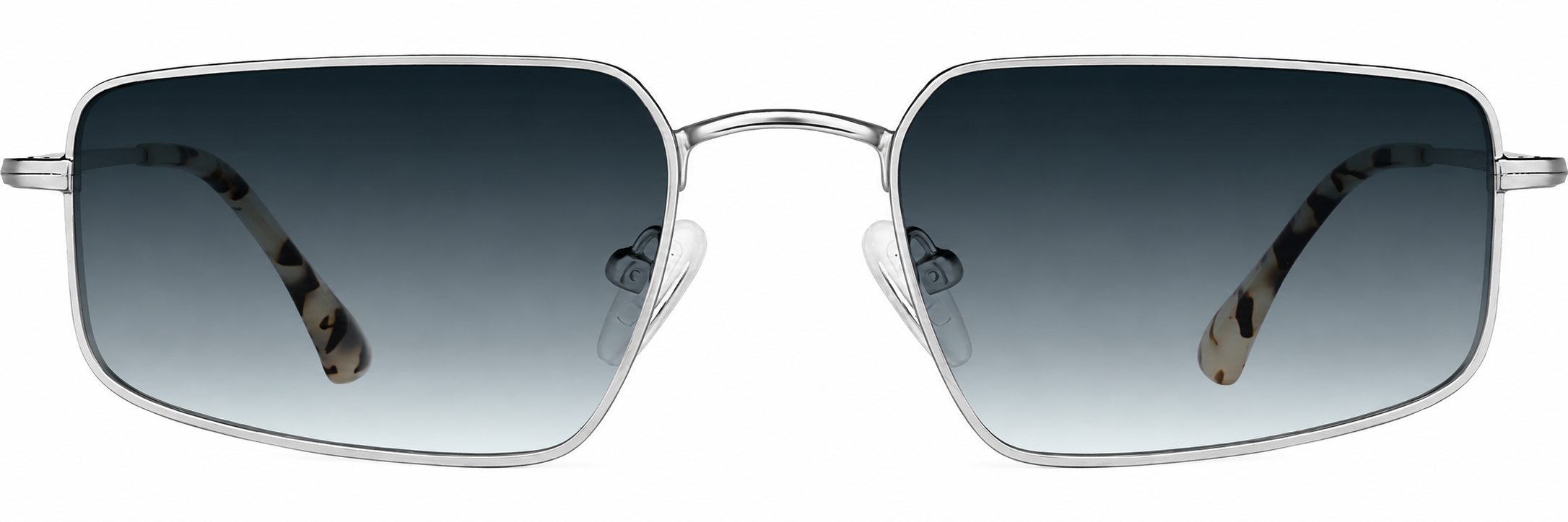 Silver Rectangle Sunglasses · Silver · reference