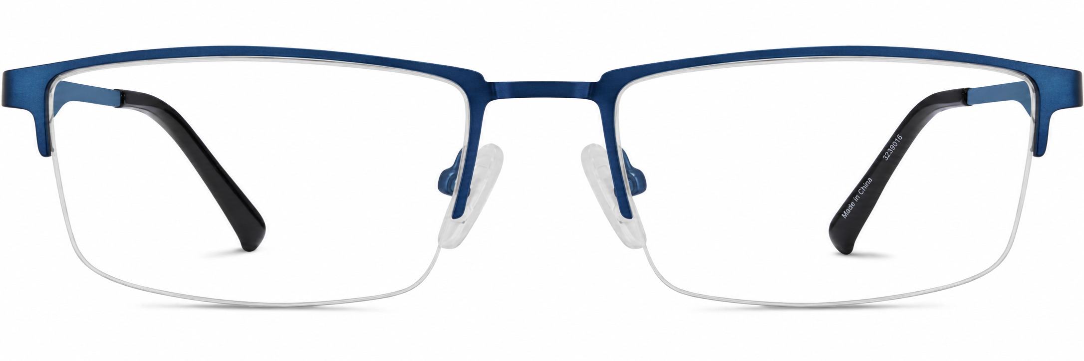 Blue Half-Rim Glasses · Blue · reference