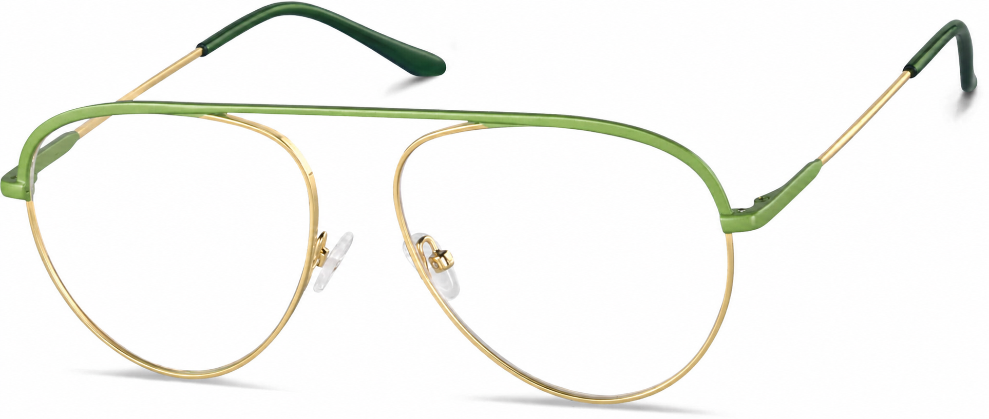 Green Aviator Glasses · Green · reference