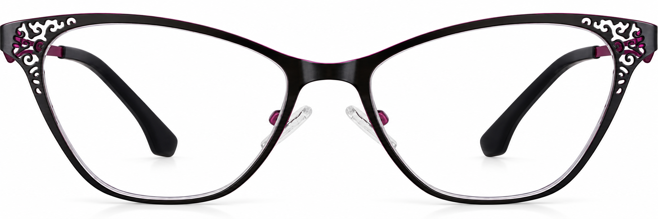 Black Cat-Eye Glasses · Black · reference